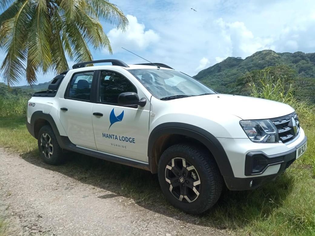 Huahine Manta Lodge Avec 4X4 Optionnel Haapu Kültér fotó